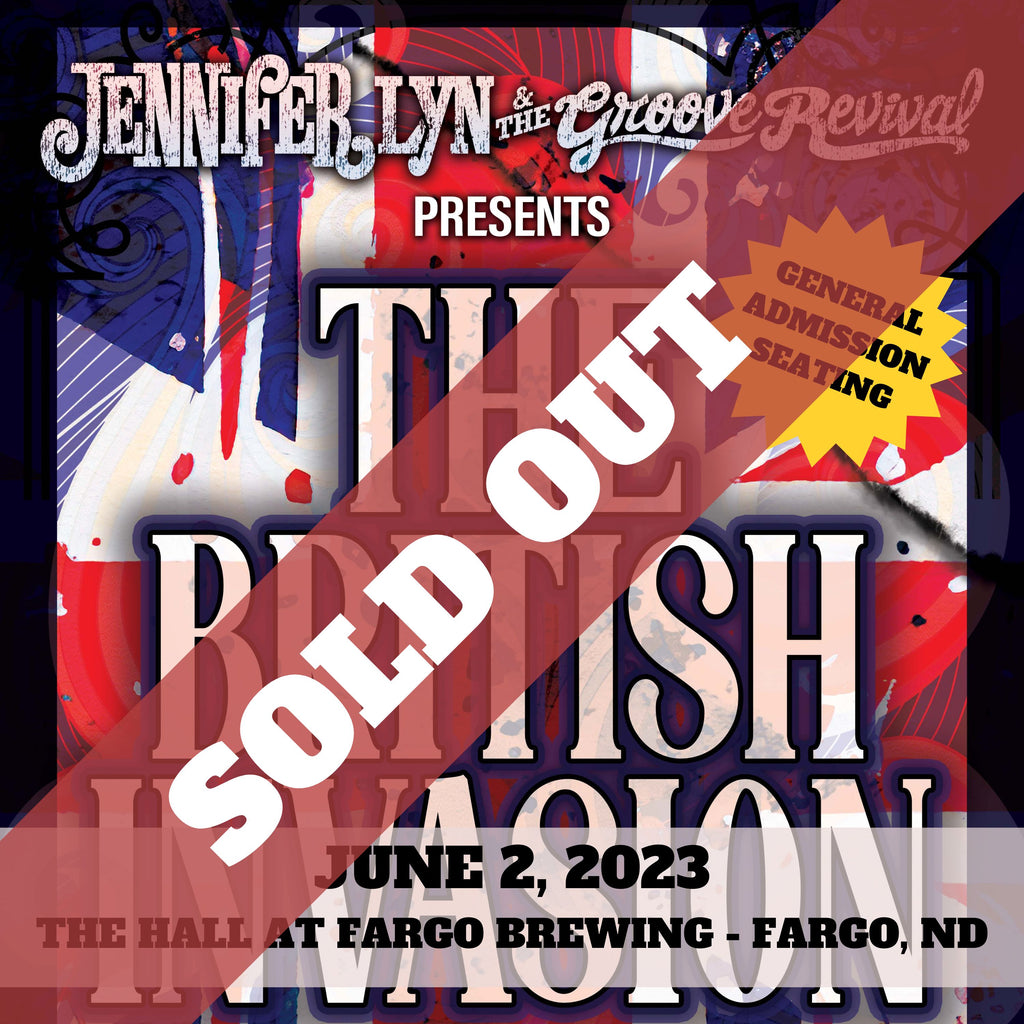 June 2, 2023 at The Hall at Fargo Brewing: "The British Invasion" - A Tribute to The Beatles, Stones, Zeppelin, and Beyond